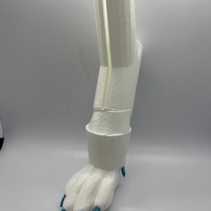 Pet prosthetic leg. Comes with straps and cushion and other stuff.