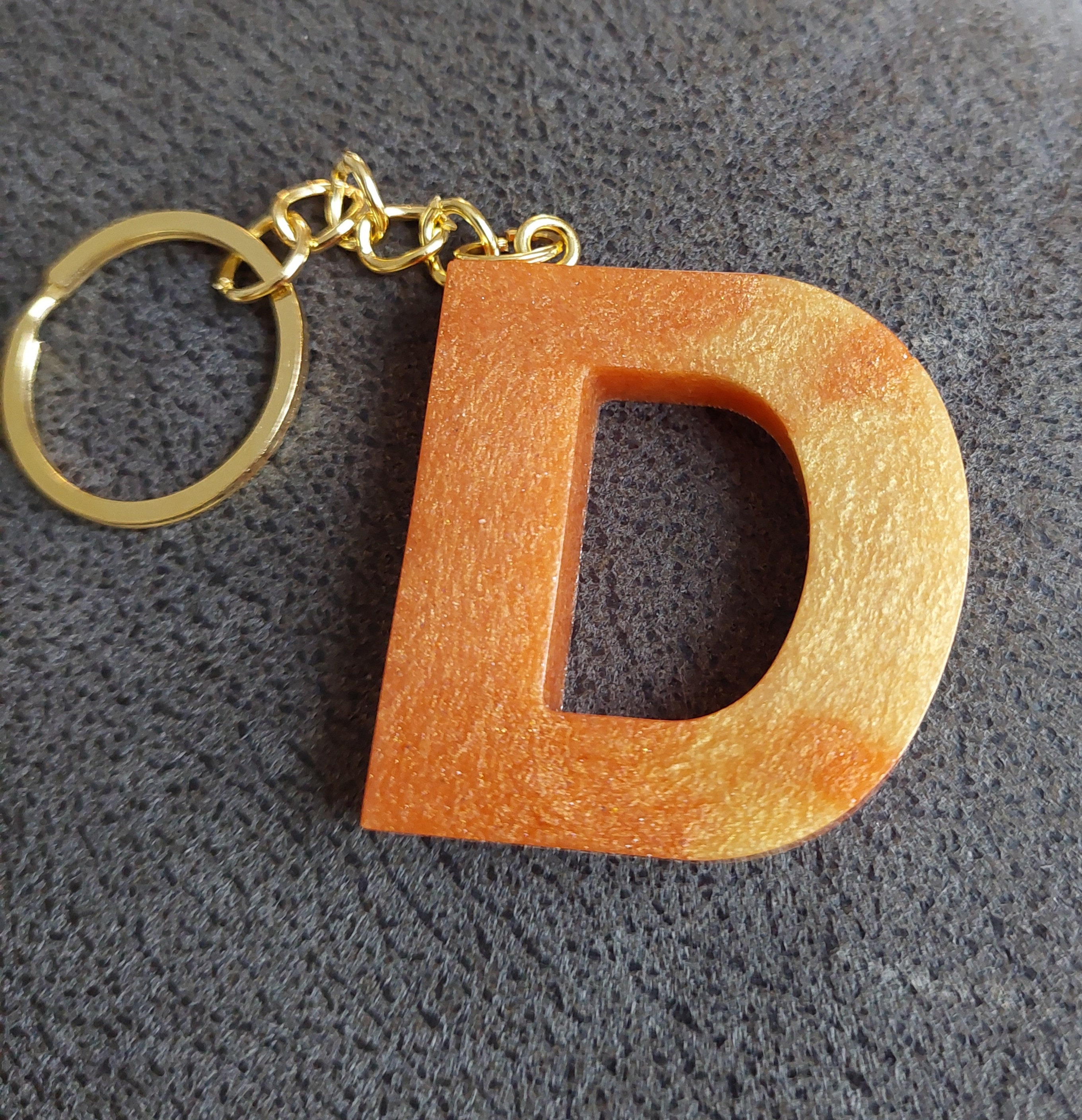 Letter Keychain Etsy