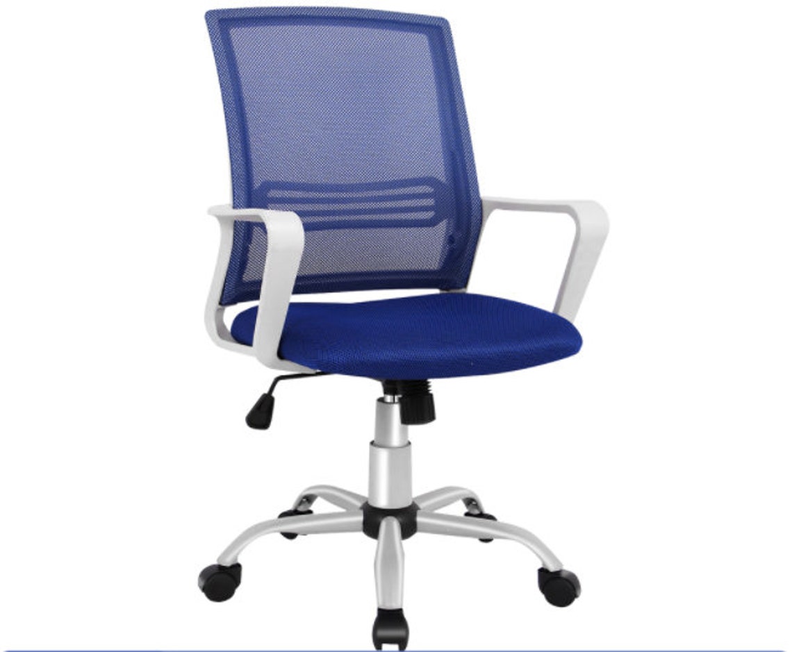 Adjustable Ergonomic Mid Back Mesh Modern Padded Office Chair | Etsy