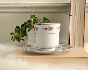 Vintage China Tea Cup & Saucer - High Tea, Floral China