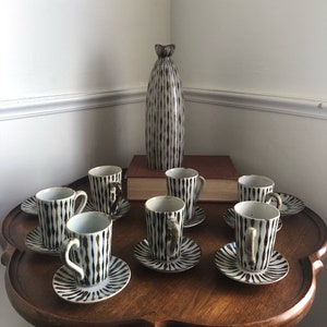 Vintage Tea / Sake Cup Set – Asian Dining, Asian Cups, Eclectic Decor, Japanese Kitchen