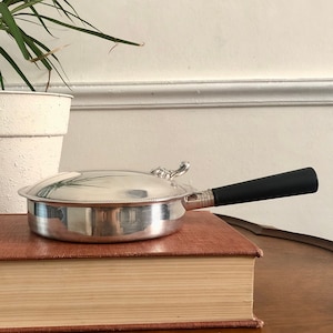 Vintage Silver Pot with Lid - FB Rogers, Silver Plated, Silver Cookware