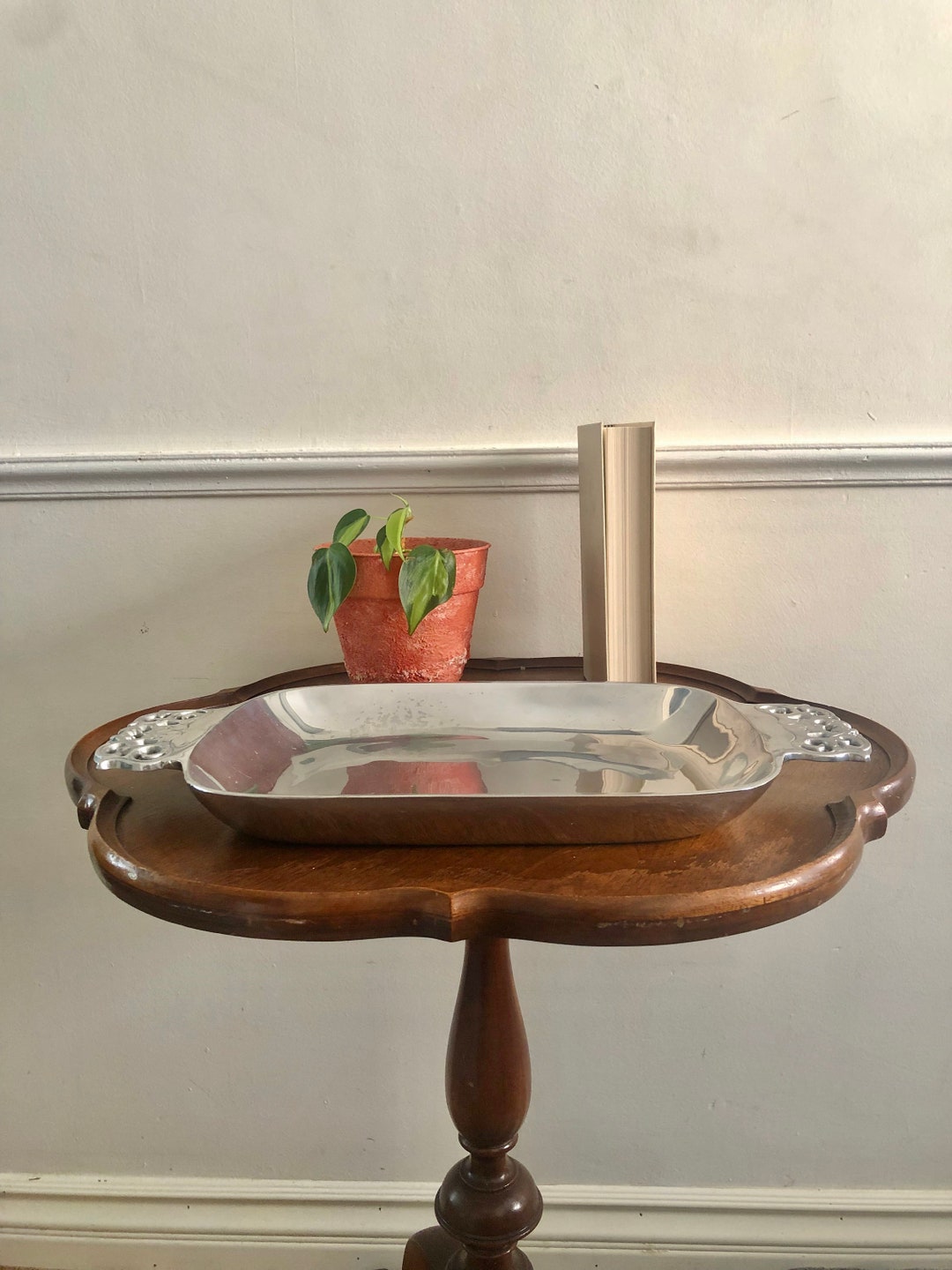 Vintage Nambe Serving Platter Nambe 214 Midcentury Modern Etsy