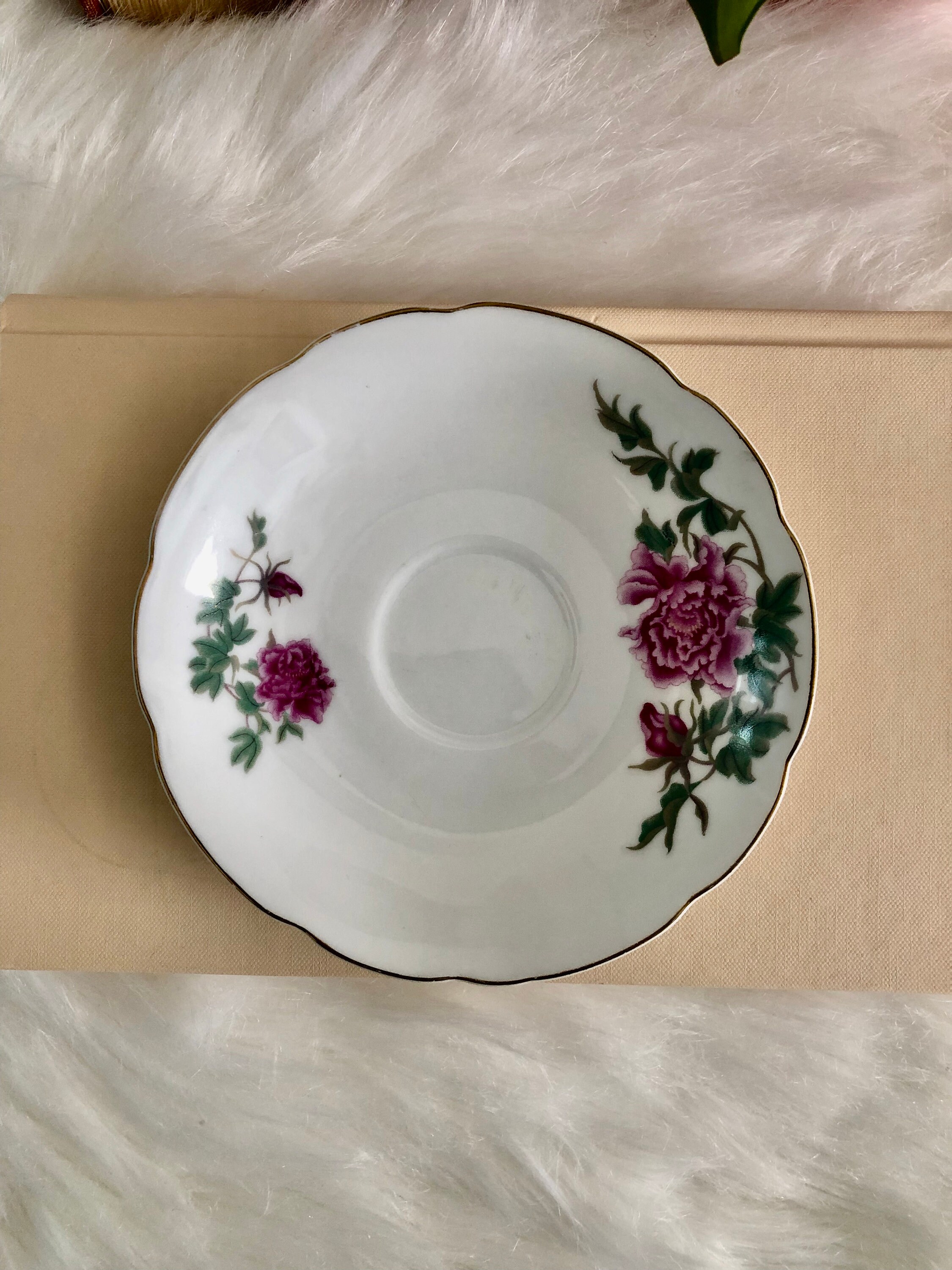 Vintage China Tea Cup & Saucer China 999 High Tea Floral Etsy