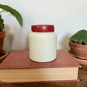 Vintage French Mustard Jar - Mutarde du Temeraire, French Crock