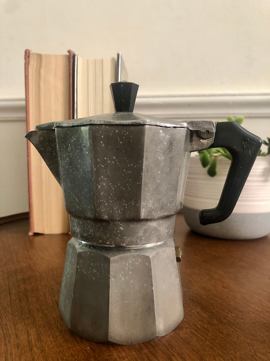 Vintage Espresso Maker Pezzetti Coffee Maker Cast Aluminum Etsy