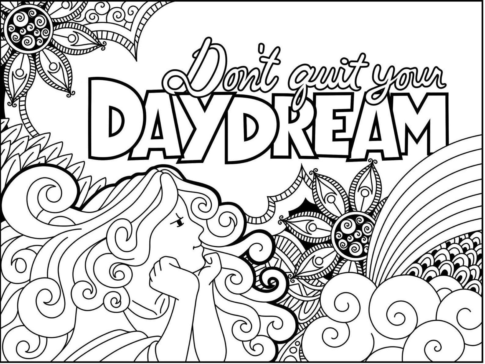 Color And Relax/Chill Coloring Book/Digital/Instant Download | Etsy