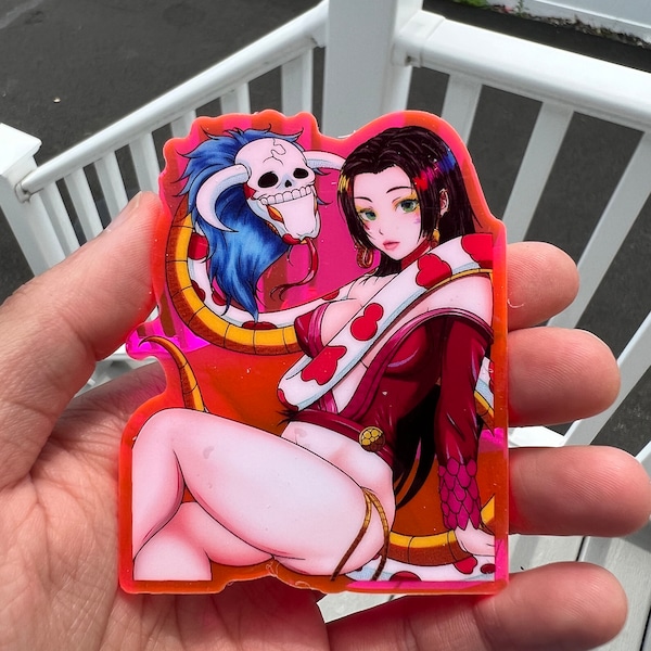 Original Art Anime Pin/ Boa/ One/ Piece / 3-4 Inches