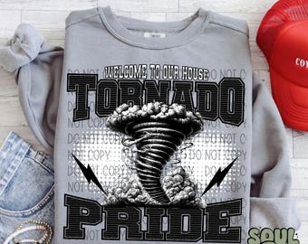 Welcome To Our House Tornado Pride Sublimation Design, Sports Sublimation, PNG, Original Design