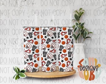 Basketball 12x12 Seaamless Design - DESCARGA DIGITAL - ¡Diseñador original!