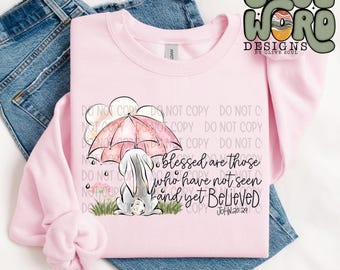 Blessed Are Those Sublimation Design, Inspirational/Faith Spring Design for Sublimation, PNG, Original Design