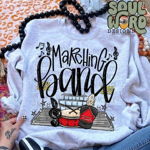 Marching Band Red Sublimation Design, Sports/Marching Band Sublimation, PNG, Original Design