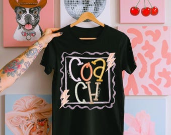 Coach Doodle Sublimation Design, Back To School Design for Sublimation, PNG, Original Design