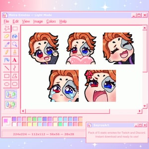 Moira Static Emote Pack for Twitch and Discord
