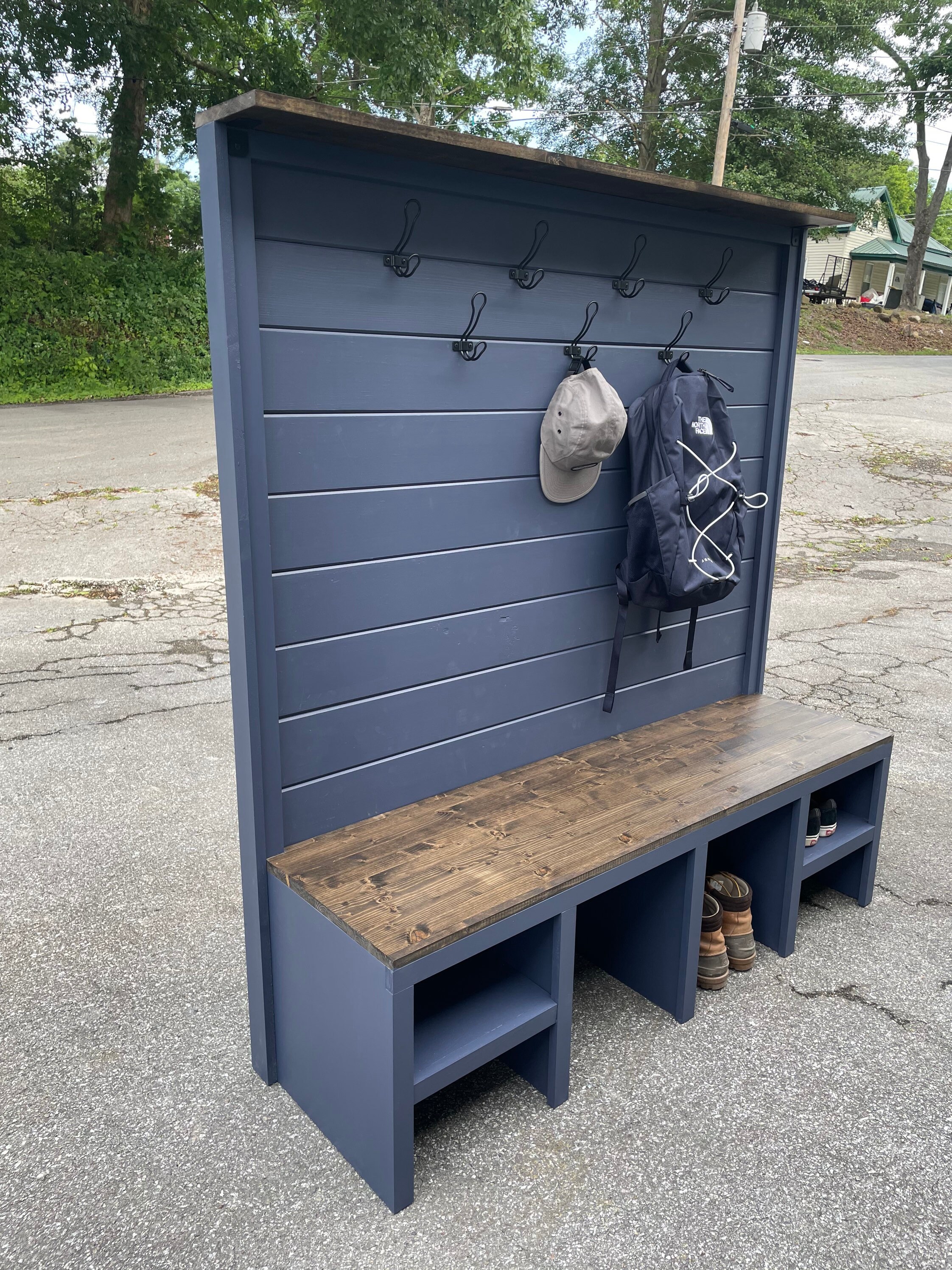 Árbol del pasillo granja armario del mudroom tamaño y color | Etsy