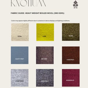 Abrigo tipo suéter de lana hervida gruesa FJORD Maxi, abrigo tipo capullo grueso, jersey largo y cálido hecho a mano imagen 8