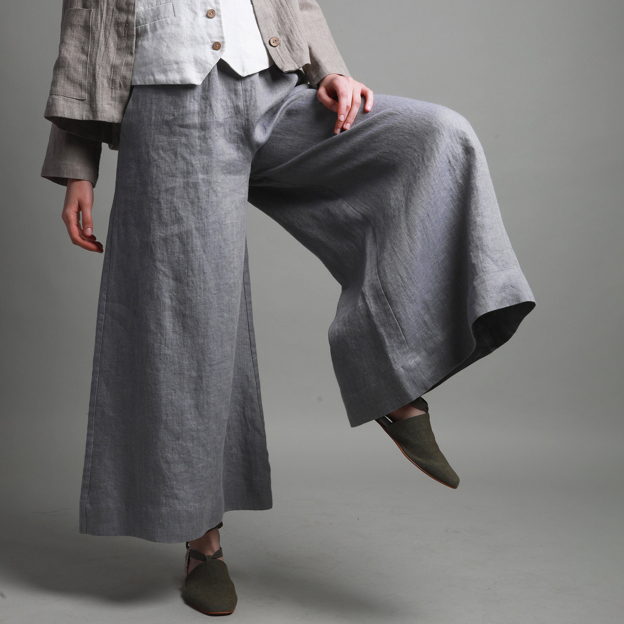 KOKO Extra Wide Leg Linen Pants With Pockets, Boho Linen Pants, Linen Trousers Women, KNOTIUM Linen Clothing - Etsy KOKO Extra Wide Leg Linen Pants With Pockets, Boho Linen Pants, Linen Trousers Women, KNOTIUM Linen Clothing - Etsy