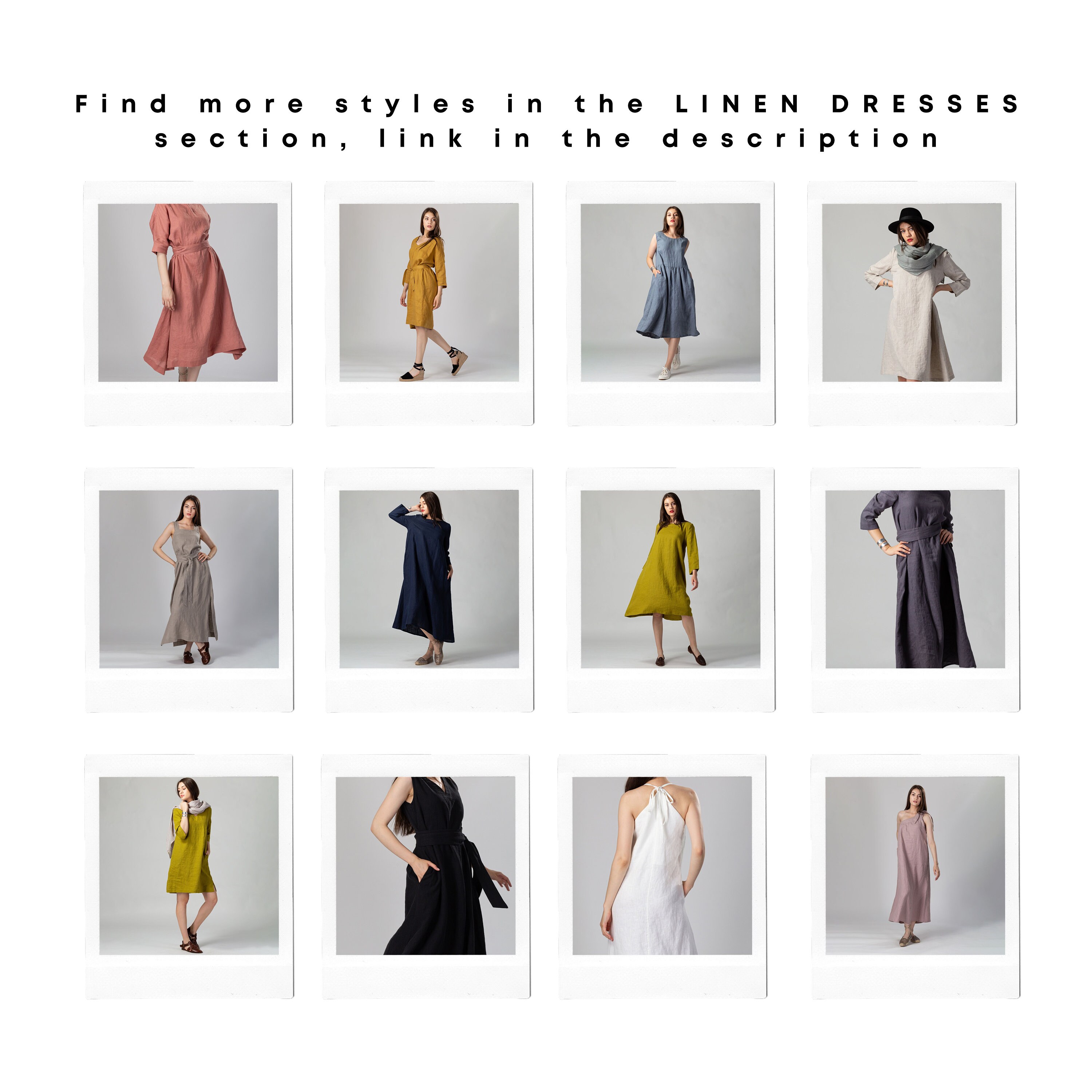 RIO Halter Neck Linen Dress With Ruffles | Summer Linen