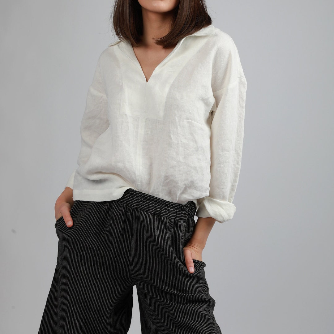 Tunique Femme En Lin - Taille XLP (Petite) - Imprimé Floral Multicolore - Col En V Sans Manches - Neuf Sans étiquette