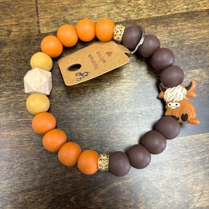 Silicone Cow Bracelet