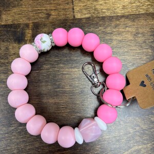 Pink Silicone Bracelet