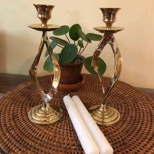 Vintage Brass Candlesticks