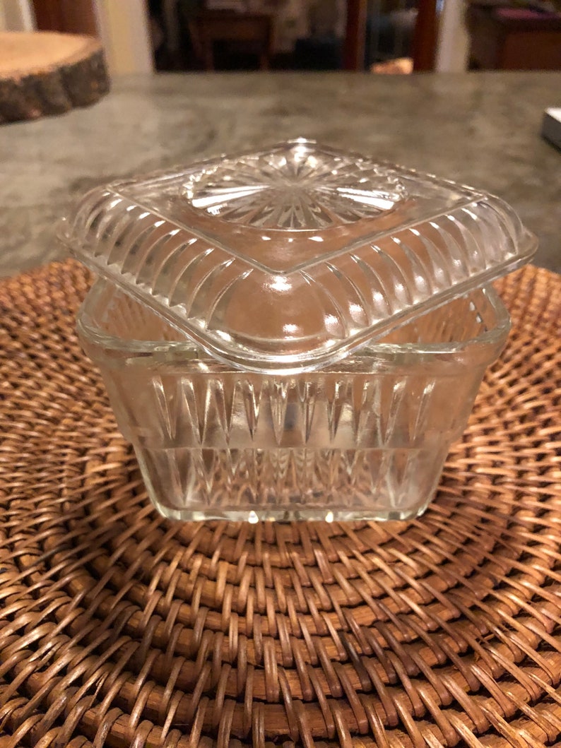 Vintage Fridgie Butter/vegetable Dish With Lid Etsy