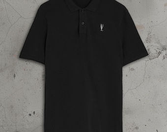 YVL Polo Shirt Black - Opium Young Vamp Life