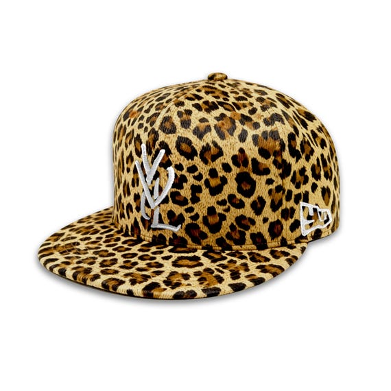 YVL Cheetah Print Snapback Hat - Etsy UK
