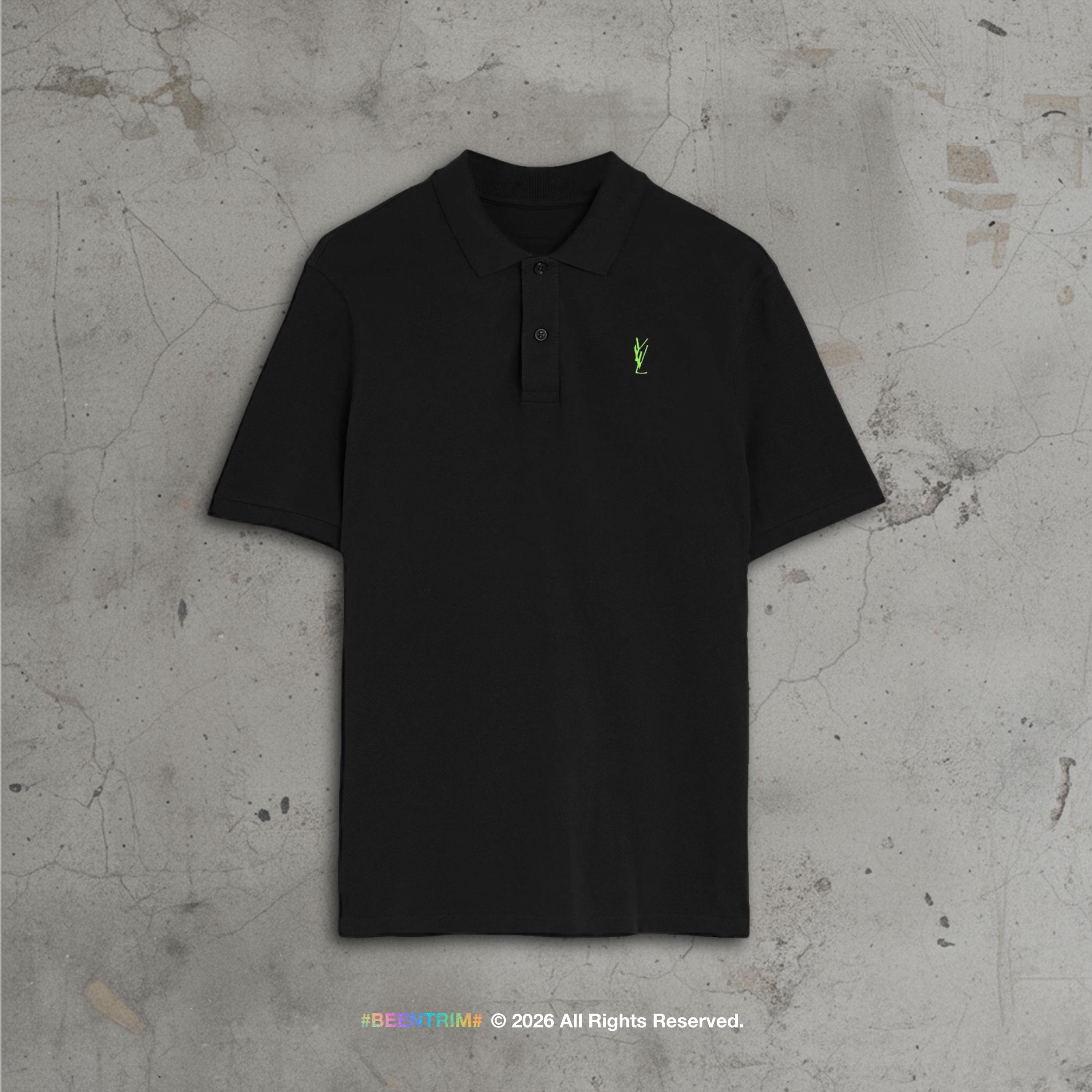 YVL Polo Shirt Black - Opium Young Vamp Life - Etsy