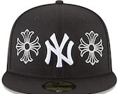 ニューエラ カスタムキャップ クロムハーツ ヤンキース 59fifty クロムハーツ ヤンキース カスタム キャップ Yankees chrome