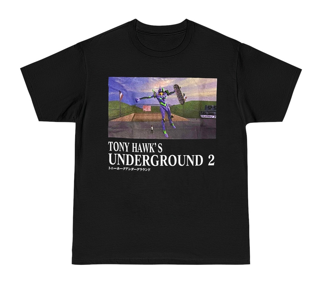 Tony Hawk's Neon Genesis Evangelion Tee - Etsy