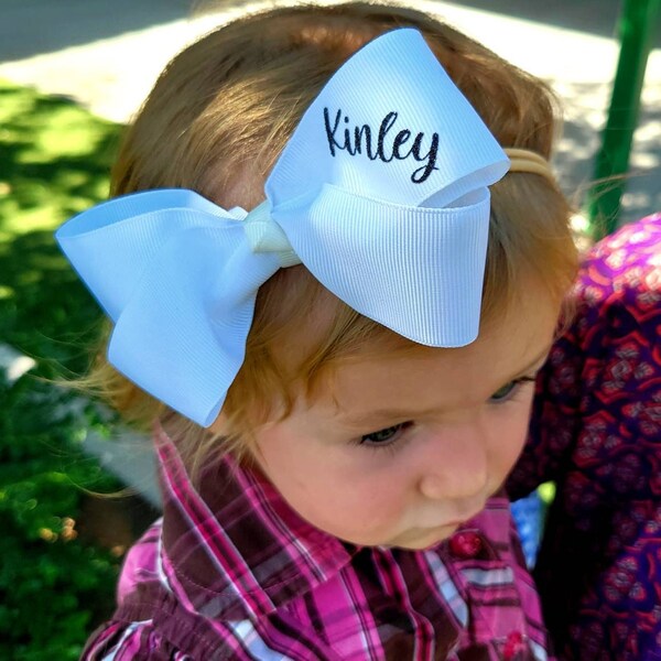 Monogram Headband Etsy