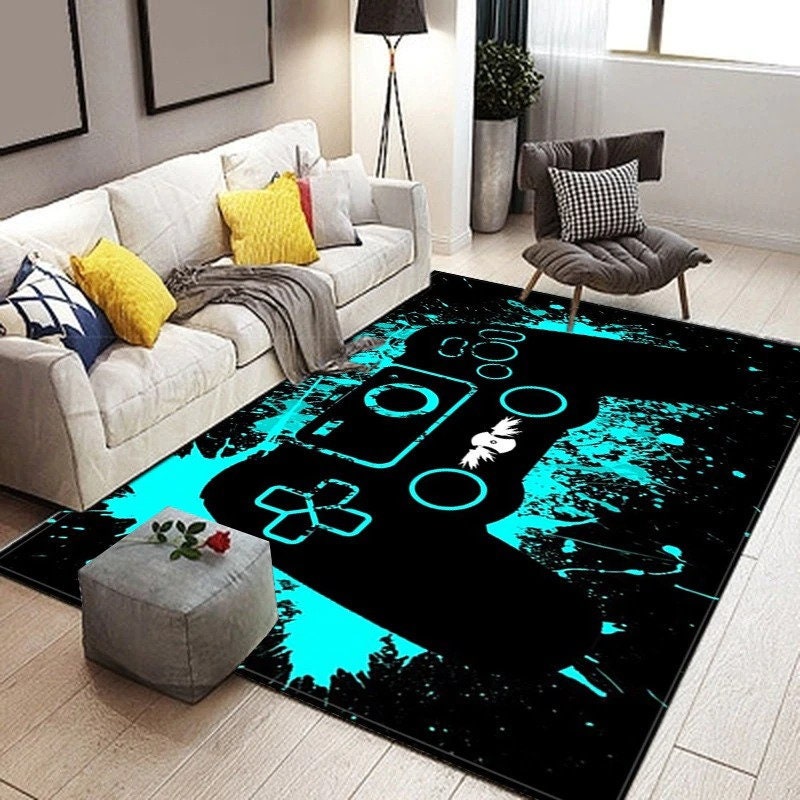 Gamer room decor Area Rug gamer room decor carpet gift home Etsy