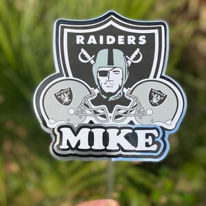 Las Vegas Raiders Baby Shower Sports Cupcake Toppers – Sports Invites