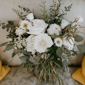 Tropical Bridal Bouquet, Destination Wedding, Tropical Oasis, Bridesmaid Bouquet, Custom Bouquet, Green Bouquet,lush bouquet,outdoor wedding