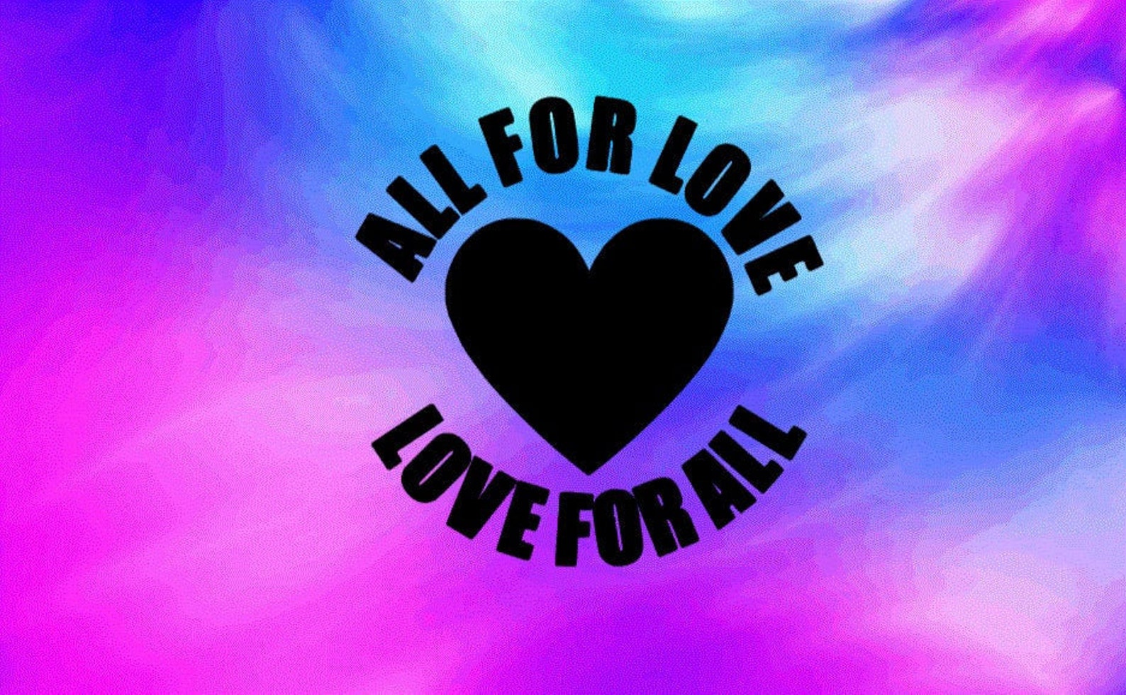 All for Love Love for All Etsy
