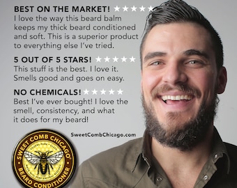 Beeswax Beard Conditioner: Soothes Irritation, Tames Face Fuzz