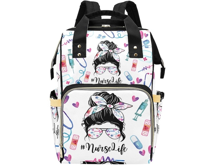 Nurse Life Essentials: Backpack Tote for Healthcare Superstars, Perfect for Work