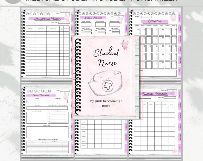 Ultimate Student Nurse Planner: Study Guide, Printable & Digital Tools