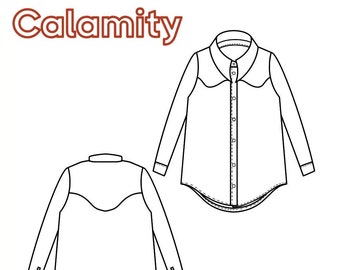 EN-ENG -Calamity shirt - pattern pdf / Calamity Shirt - pdf pattern