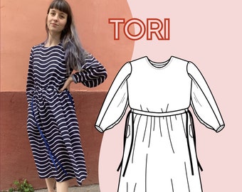 FR-ENG - Robe Tori - patron pdf / Tori Dress - pdf pattern