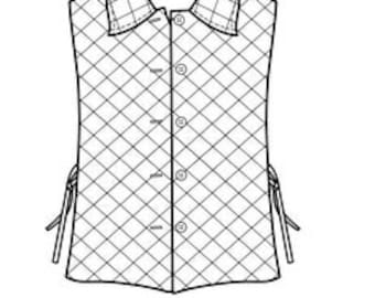 FR-ENG Veste Chauffe-coeur patron Pdf / Chauffe-coeur jacket Pdf pattern