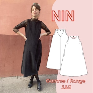 FR-ENG - Nin Dress - Pdf pattern / Nin Dress - Pdf pattern