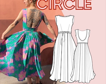 FR-ENG -Robe Circle - patron Pdf /Circle Dress - Pdf pattern