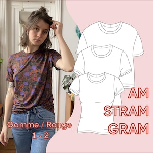Amstramgram t-shirt - Amstramgram T-shirt - PDF pattern - Fr gamme 1 + 2 - ENG range 1 + 2
