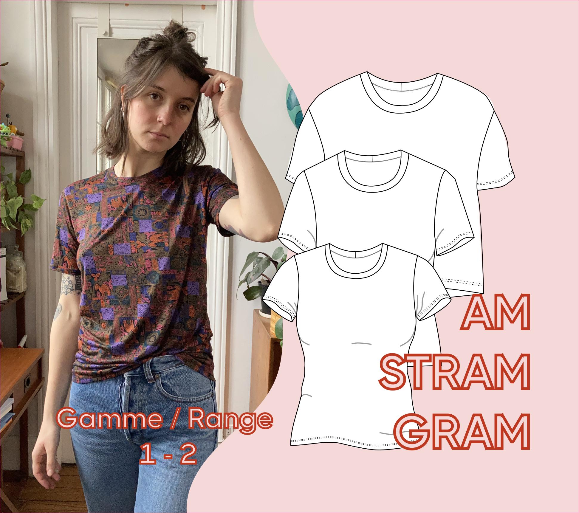 Amstramgram t-shirt - Amstramgram T-shirt - PDF pattern - Fr gamme 1 + 2 - ENG range 1 + 2