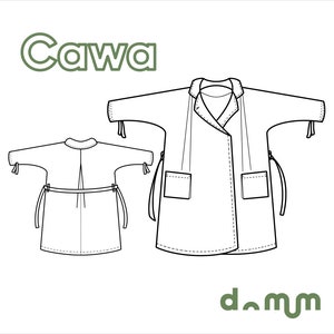 EN-ENG - Trenchcoat Cawa - pattern pdf / Cawa trenchcoat - Pdf pattern