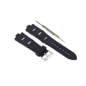 BVLG  Silicone Watch Strap-WBH Band Compatible with BVLG Diagono, 21mm 24mm 26mm Rubber Watch Band