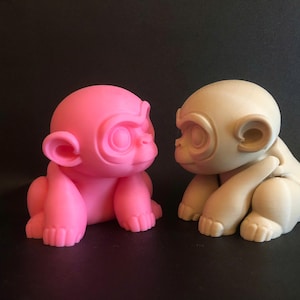 Monkey Flexi Gorilla STL File 3D Print